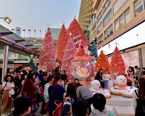 去年海港城也有聖誕裝飾。資料圖片