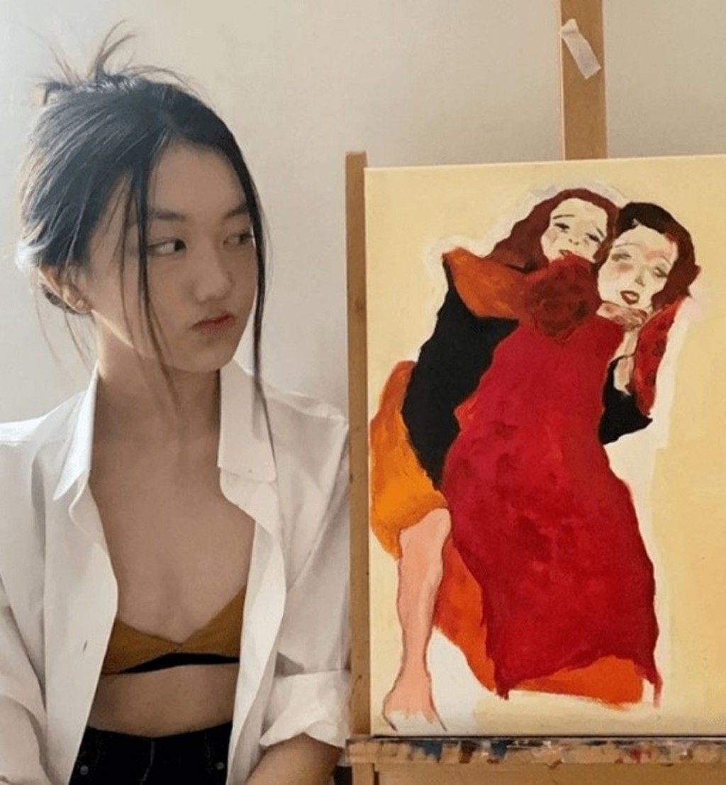 李嫣嘅畫作。