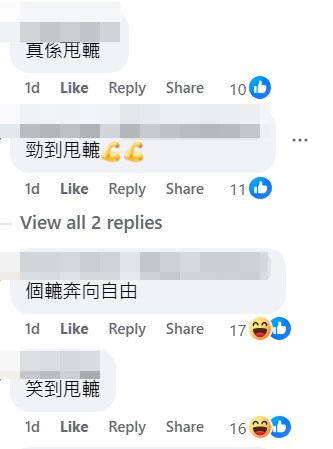 有網民形容這個甩轆「好似一個走失咗嘅細路咁」。fb「車cam L(香港群組)」截圖 有網民形容這個甩轆「好似一個走失咗嘅細路咁」。fb「車cam L(香港群組)」截圖
