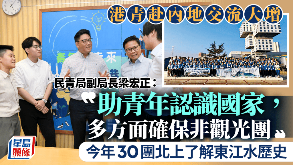 港青到內地及海外交流大增 梁宏正:助青年裝備自己 大學生任莫高窟講解員增自信