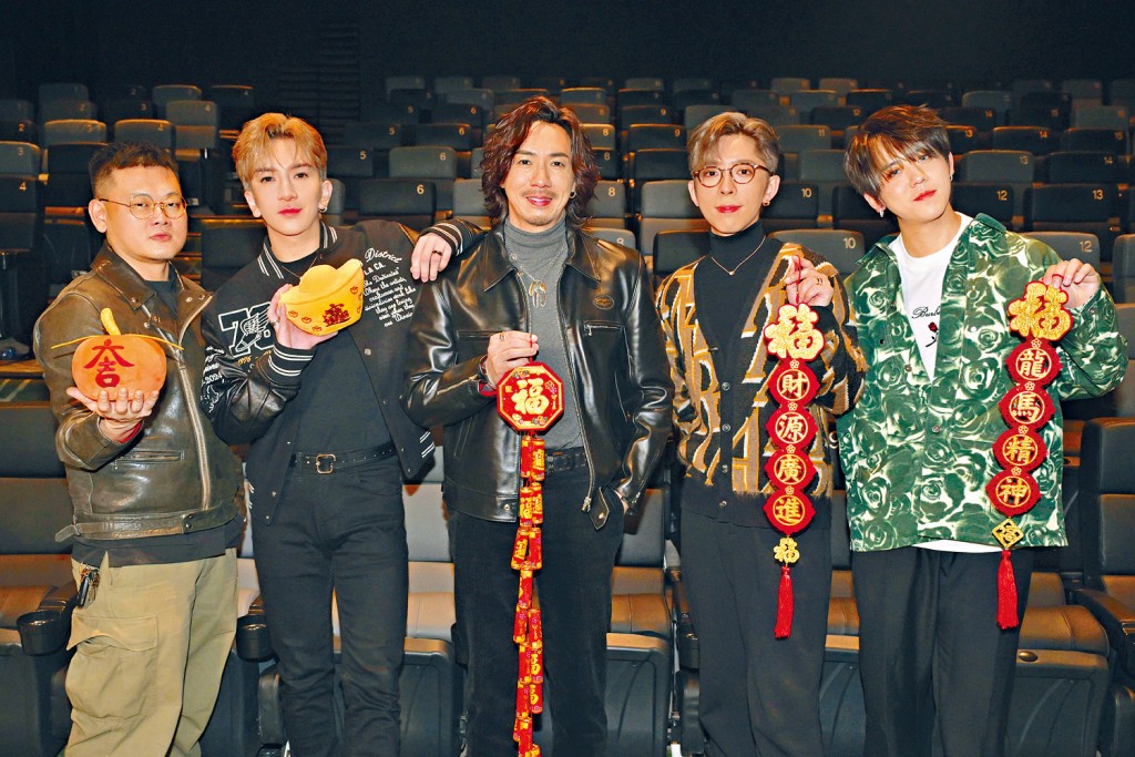 白只、Anson Lo、張繼聰、Edan及姜濤在戲中默契十足。