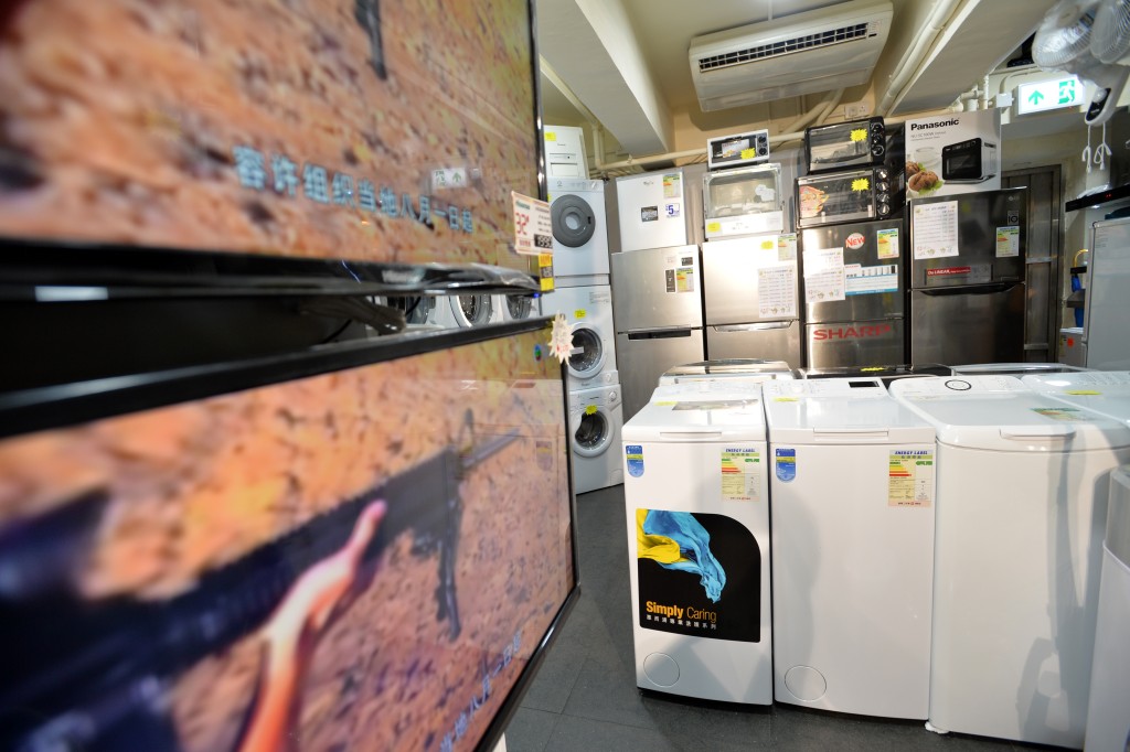 较大容量的雪柜及洗衣机将纳入法定除旧安排。资料图片