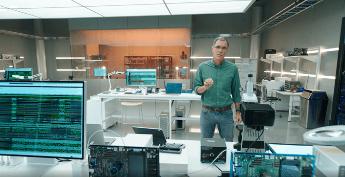 苹果芯片研究中心曝光了。(苹果网站截图)