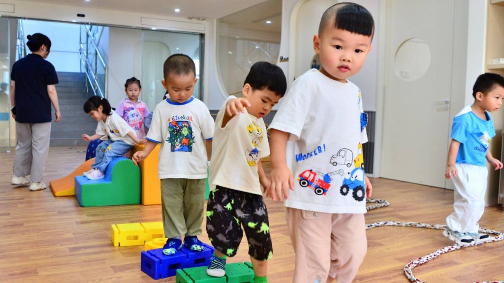公辦幼兒園學童今秋免除一年教育費。中新社示意圖