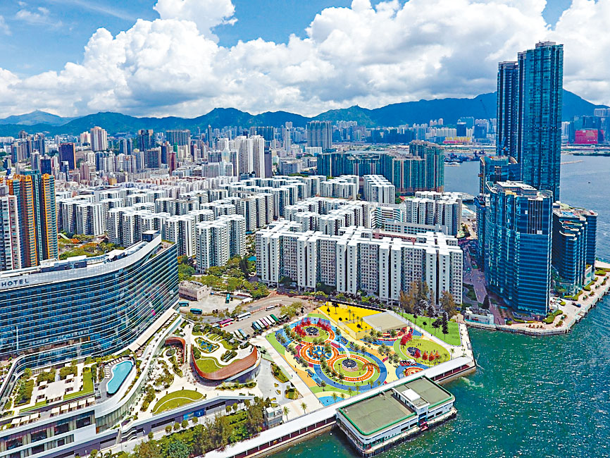 紅磡海濱都市公園以道路交通為主題的設計概念圖。