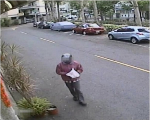 警方翻看閉路電視後發現60歲吳姓鄰居嫌疑最大。網圖