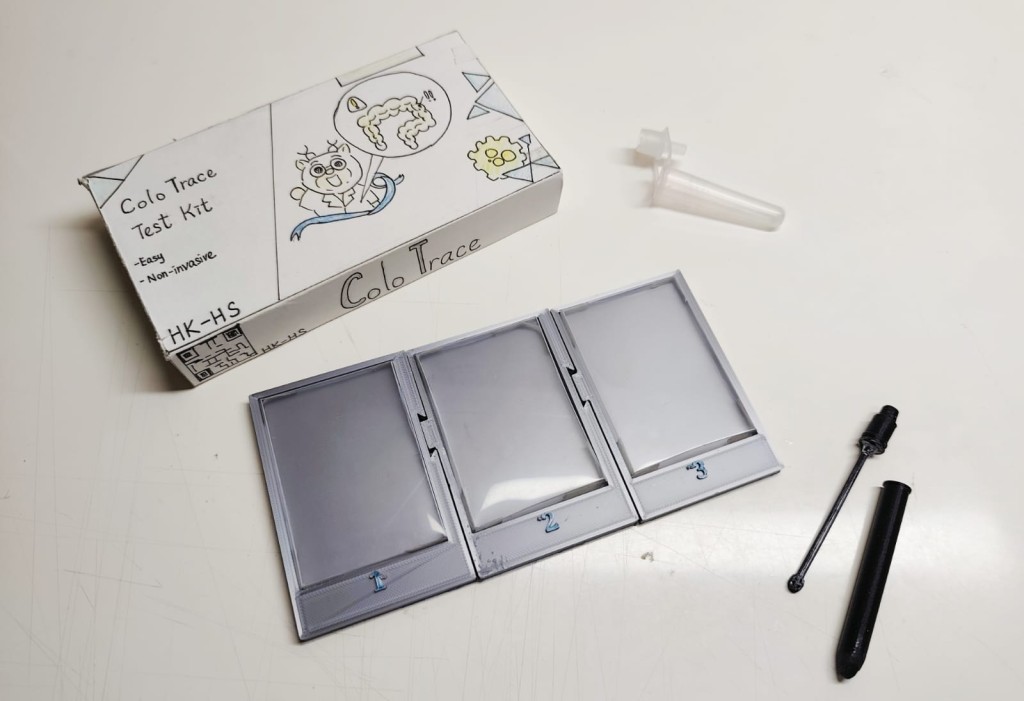 「ColoTrace」的模拟成品。受访者提供