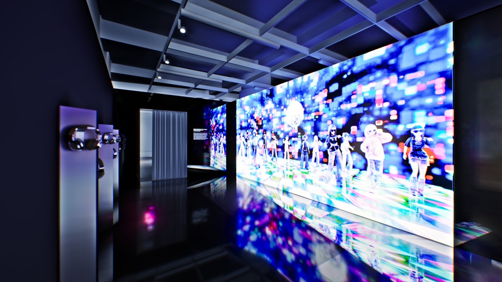 至於展區4則以盲盒方式解鎖訪客的虛擬分身「Virtual Me」。 至於展區4則以盲盒方式解鎖訪客的虛擬分身「Virtual Me」。