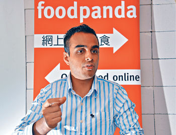 ■Foodpanda聯合創辦人Chinmay Malaviya說，期望兩年內令外賣服務在香港更入屋。