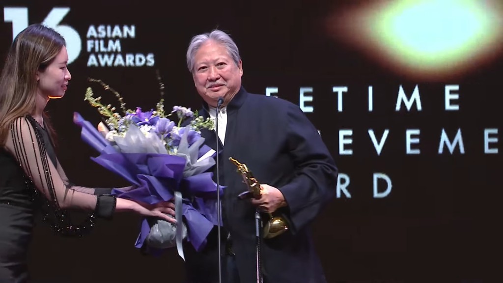 洪金宝获亚洲电影大奖颁「终身成就奖」。