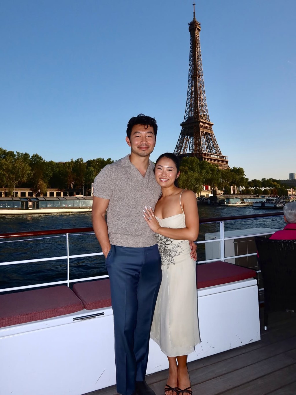 有指劉思慕與Allison Hsu的婚禮在法國舉行。