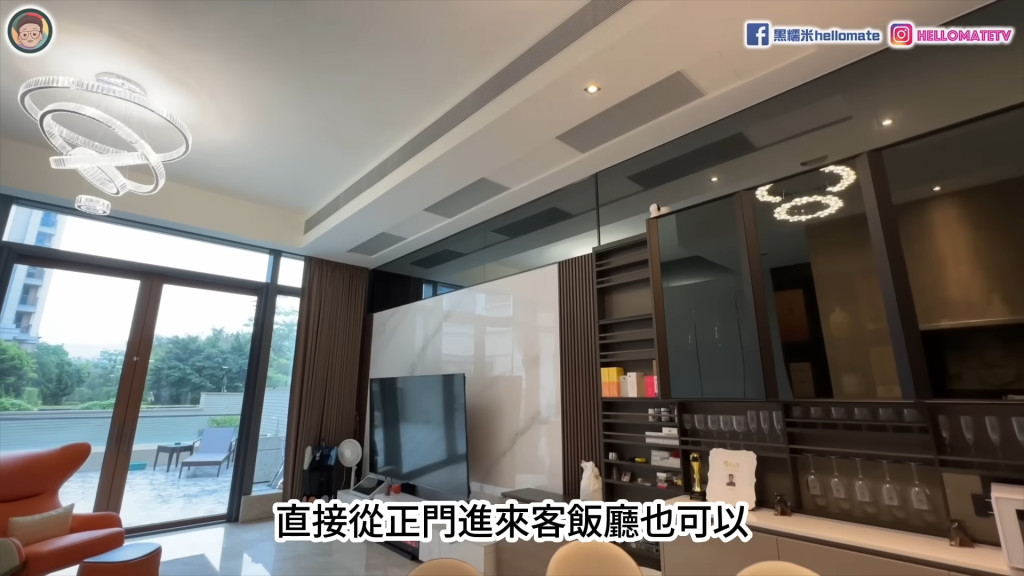 凌志灏租住的独立屋位于元朗锦田，2020年开始入伙，业主购入不久即租出。