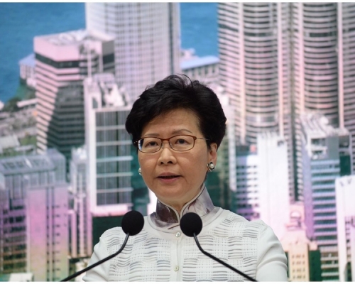 經民聯總商會歡迎林鄭月娥暫緩修例。
