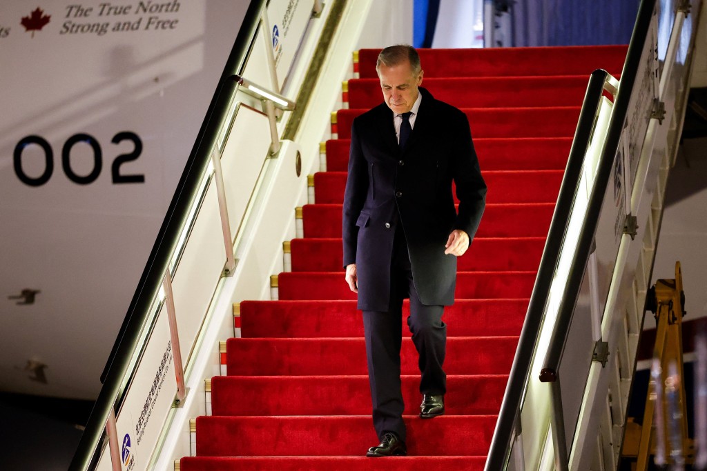 加拿大總理卡尼抵達北京。 路透社