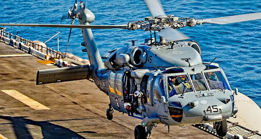 與事故中同型號的MH-60S海鷹直升機。（網上圖片）