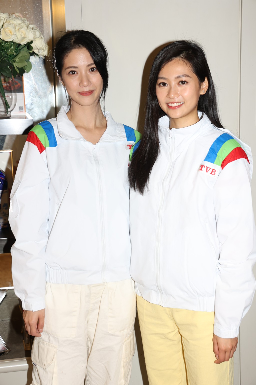 郭柏妍（右）有份角逐台慶頒獎禮「最佳女配角」。