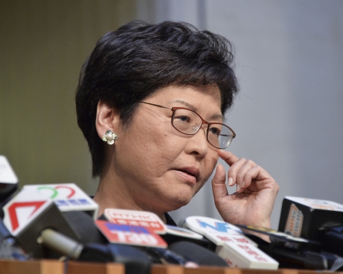 林鄭月娥非常關注有香港記者在四川採訪期間遇襲一事。