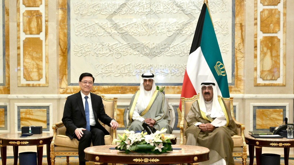 行政長官李家超日前率領商貿代表團出訪中東國家卡塔爾及科威特。政府新聞處圖片