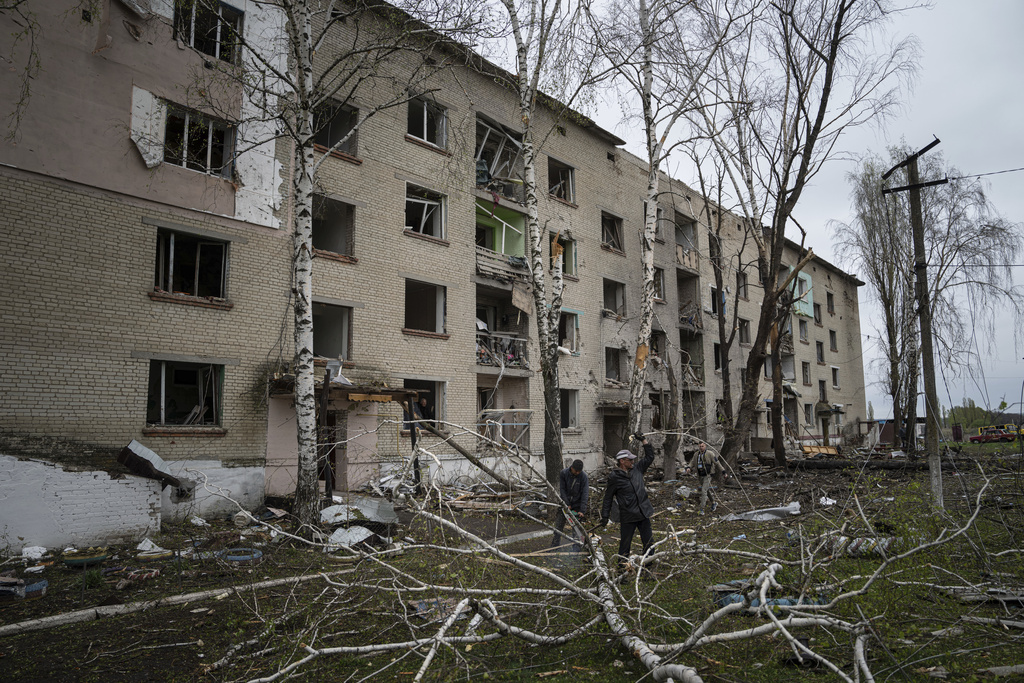 烏克蘭哈爾科夫州發生強烈爆炸。美聯社