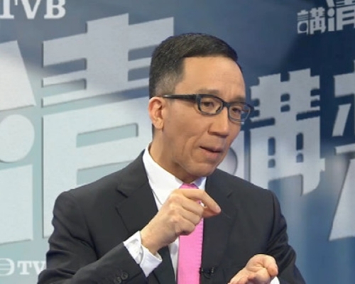長梁卓偉表示,日前政府發表的策略檢討報告獨立性及可信度值得肯定。