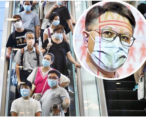 許樹昌(小圖)指源頭不明個案比例較高,情況令人擔心。資料圖片