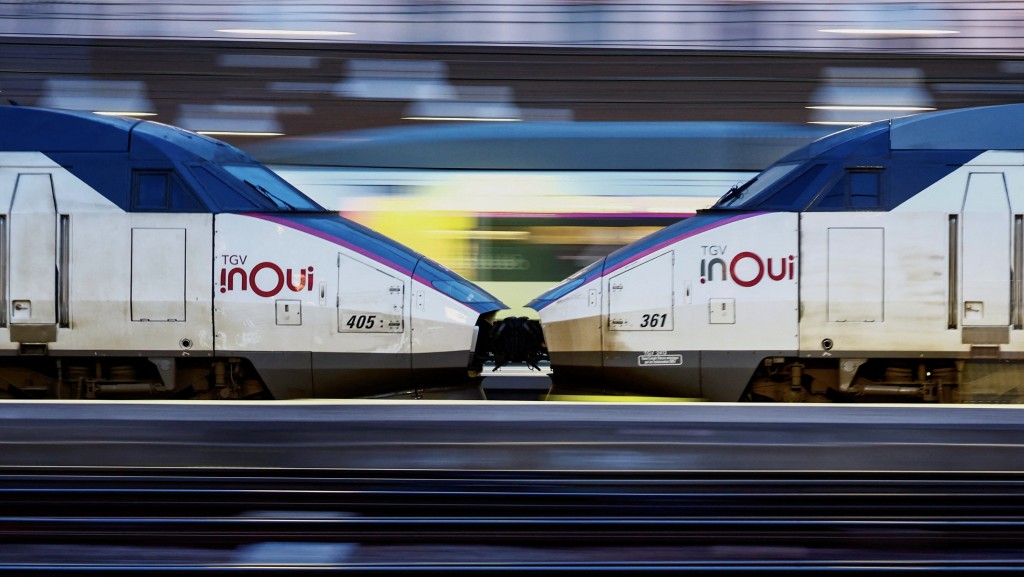 法国高铁TGV。 路透社