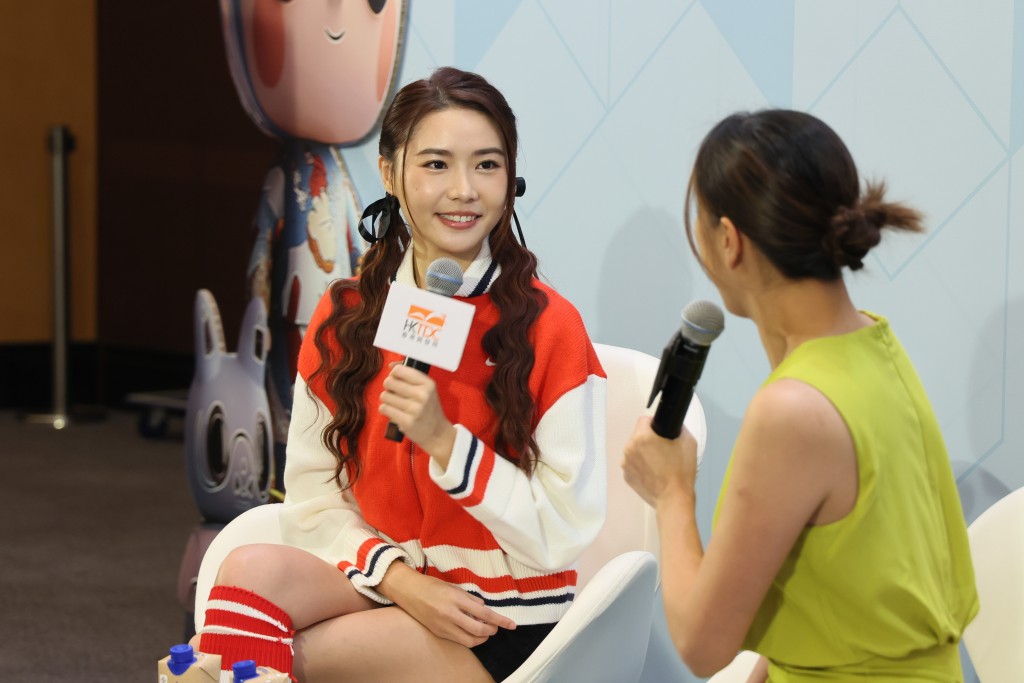 歌手及演員戴祖儀分享IP創作經驗。貿發局提供