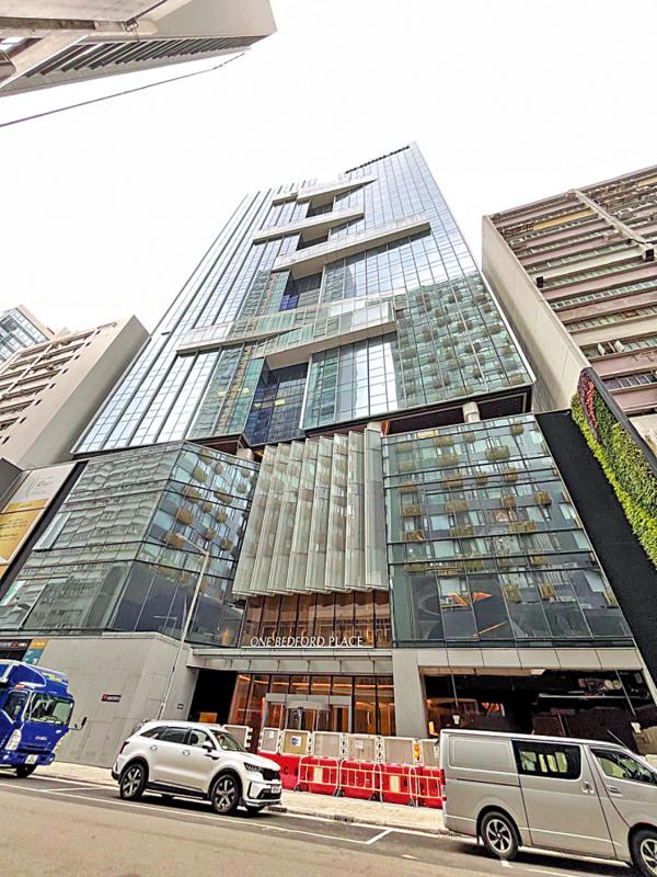 大角咀One Bedford Place轉售為租,意向呎租約30餘元。 大角咀One Bedford Place轉售為租,意向呎租約30餘元。
