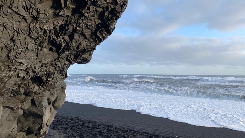冰島著名雷尼斯黑沙灘海岸線受侵蝕後移。 讀者MS供圖