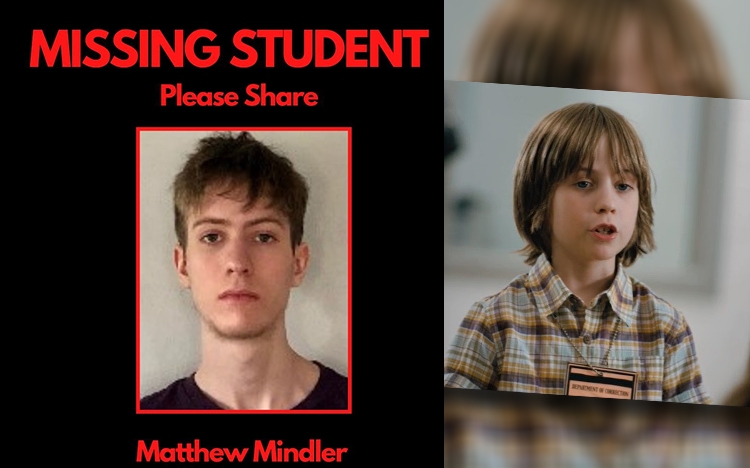 早前失蹤的Matthew Mindler,日前被發現屍體。