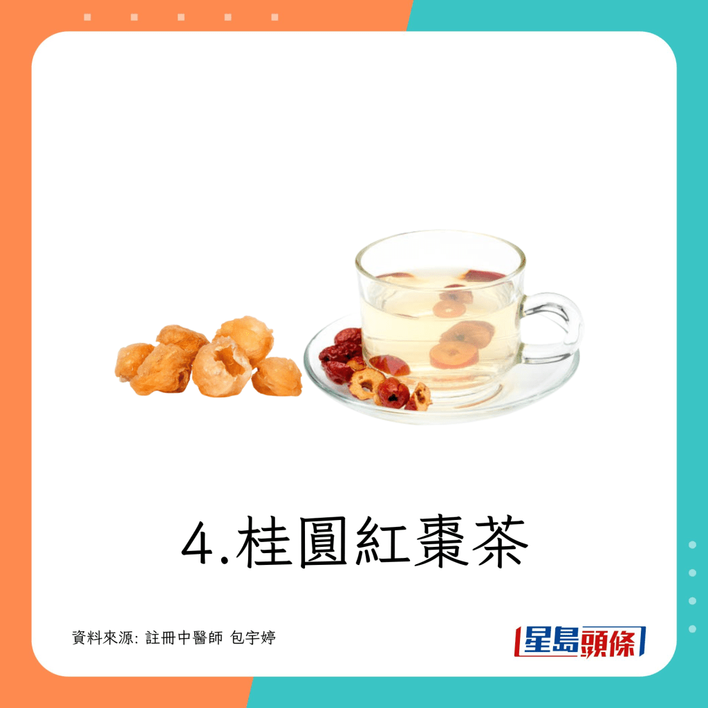 4.桂圓紅棗茶