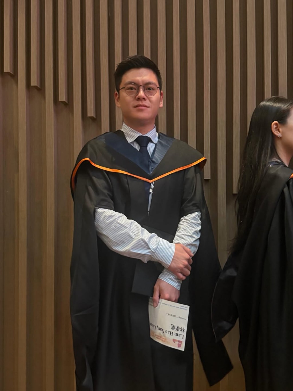 林孝能拿下清華、香港城市大學雙碩士。