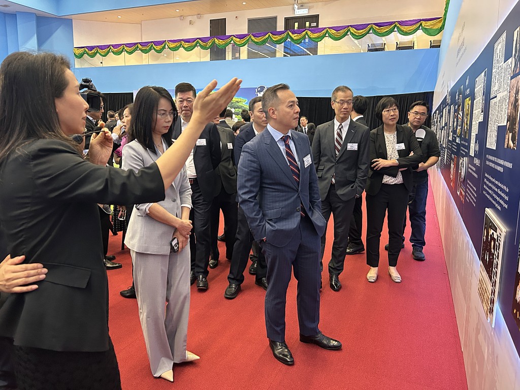 警務處長周一鳴參與活動。林思明攝 