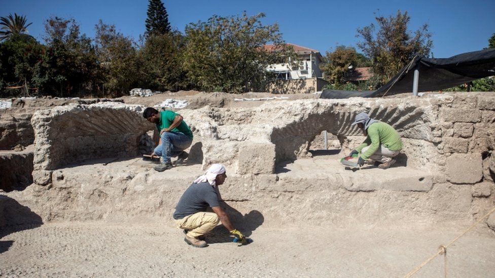 考古團隊在遺址發掘了2年。路透社圖片