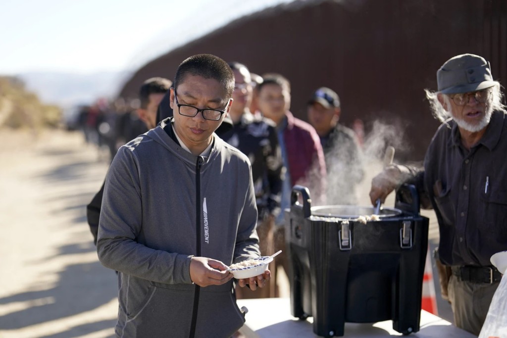 近年有大量中国偷渡者经美墨边境进入美国。美联社