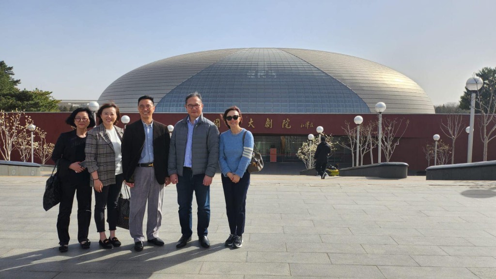 文化體育及旅遊局局長楊潤雄今天（14日）在北京繼續行程。（楊潤雄FB圖片）