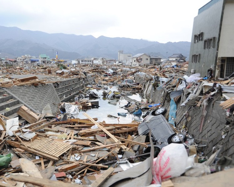 日本2011年311大地震引發福島核事故。 AP資料圖片
