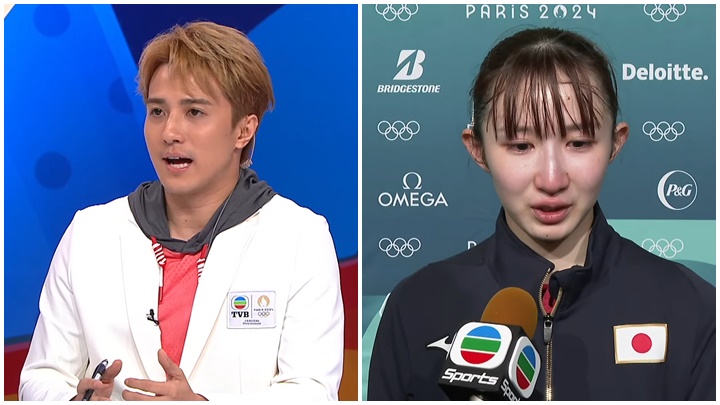 日本乒乓球選手早田希娜接受了無綫的獨家訪問，有份坐廠主持的黃庭鋒即時傳譯，隨即引來網民讚不絕口！