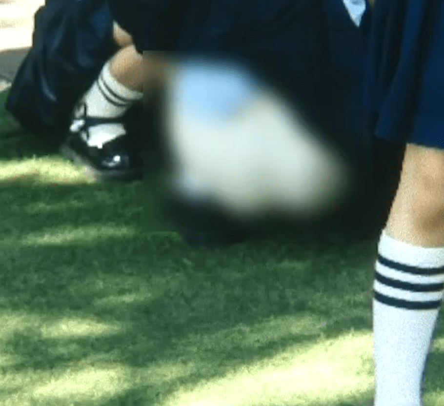 杭州女童幼稚園畢業照走光遭塗黑強行印刷 ，家長質問遭罵祖宗十八代。大河報