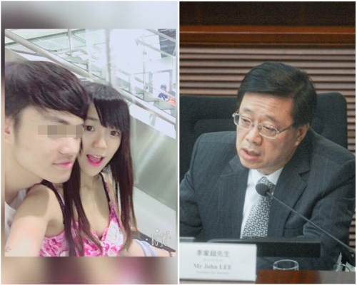 李家超關注潘曉穎(圖左)案件。