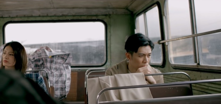 邢慧敏（左）拍过周柏豪《劫后余生》MV。