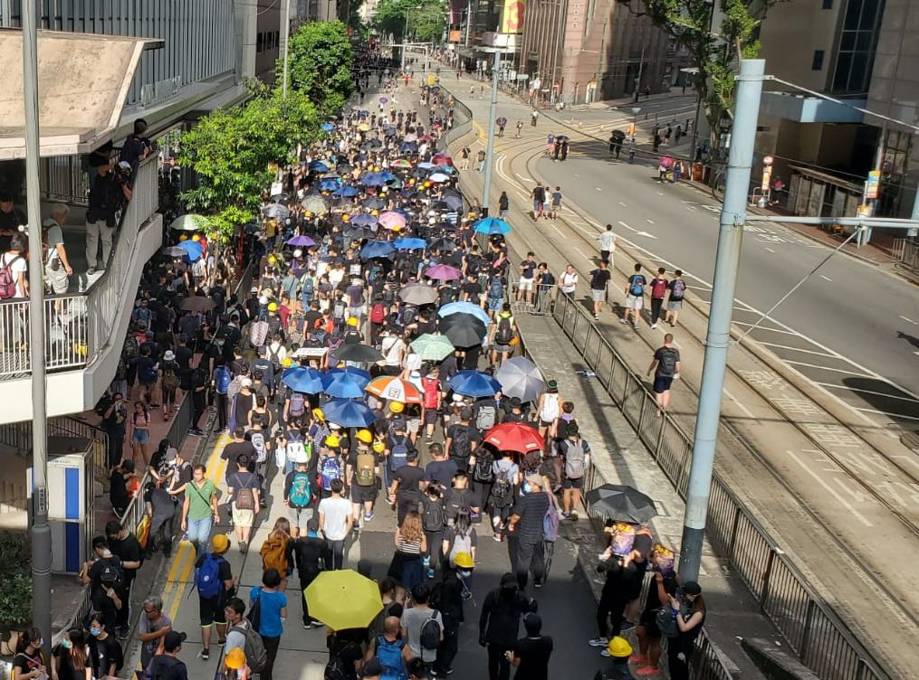 示威者現時兵分多路