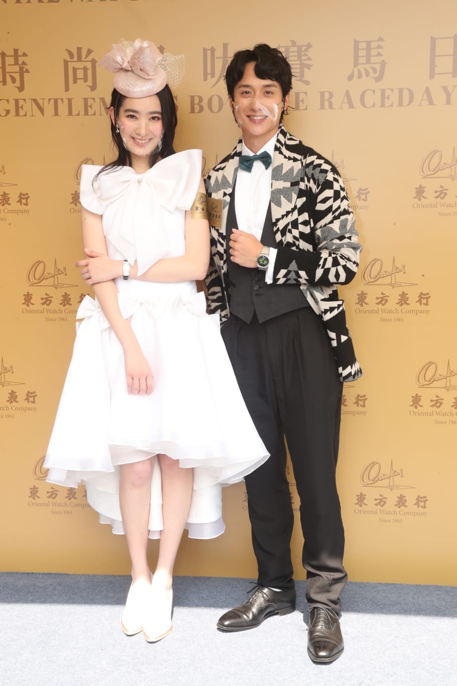 劉俊謙(Terrance)和林愷鈴(Ashley)出席馬場活動。