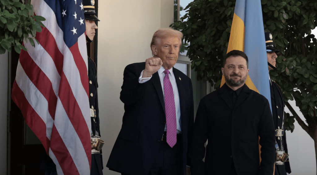 特朗普曾當面拒絕澤連斯基提供戰斧導彈的要求。路透社 特朗普曾當面拒絕澤連斯基提供戰斧導彈的要求。路透社