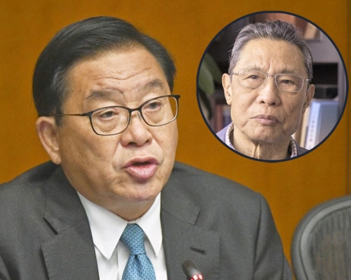 經民聯副主席林健鋒倡政府主動邀請國家衛生健康委員會高級專家組組長鍾南山訪港。資料圖片
