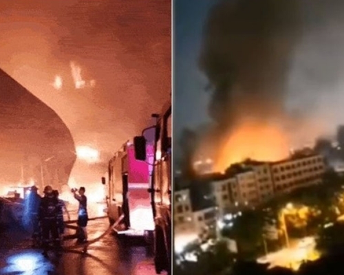 東莞大嶺山一間家具廠起火，造成3死3傷。（網圖）