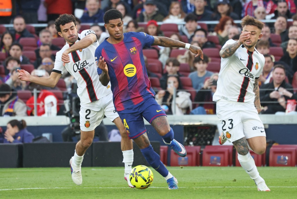 拉舒福特願意減薪投巴塞。法新社