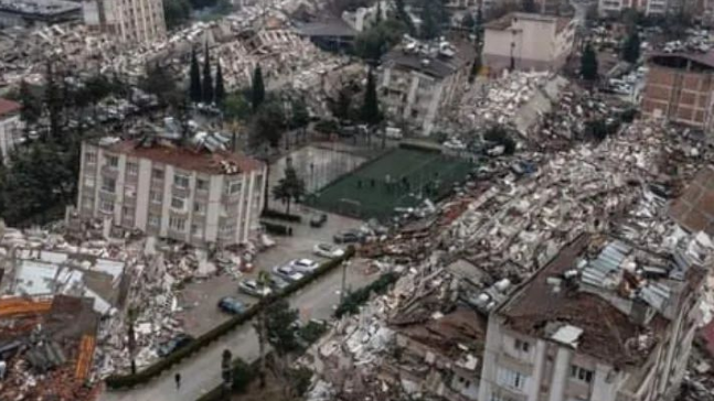 自周一凌晨发生严重地震以来，土耳其和叙利亚已有超过17,000人死亡。网上图片　