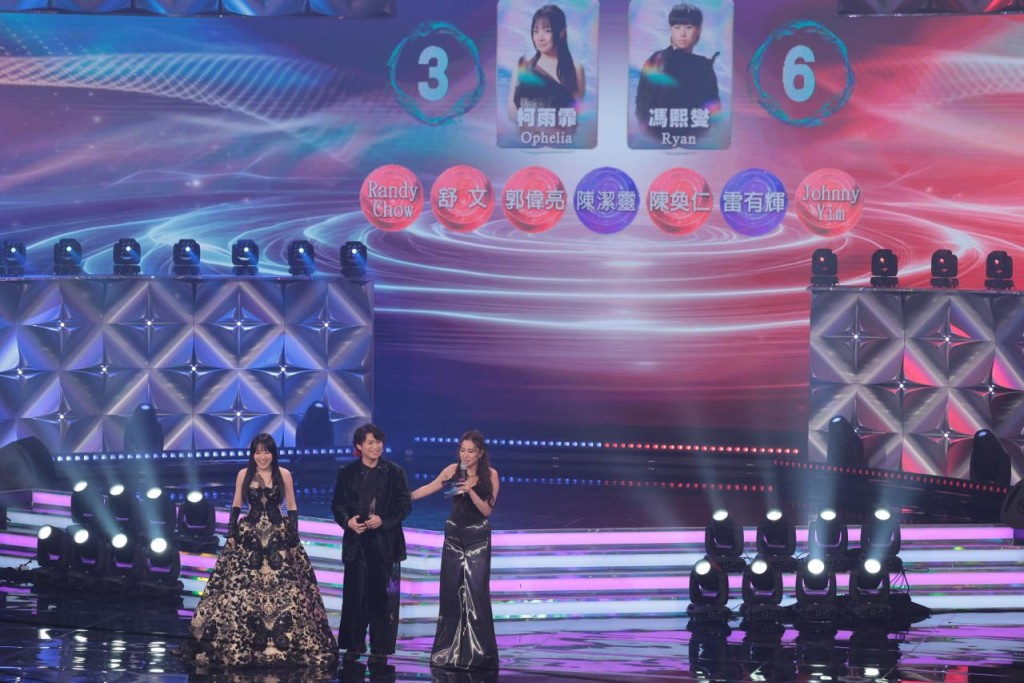 主持人陳懿德（右）連環出錯。