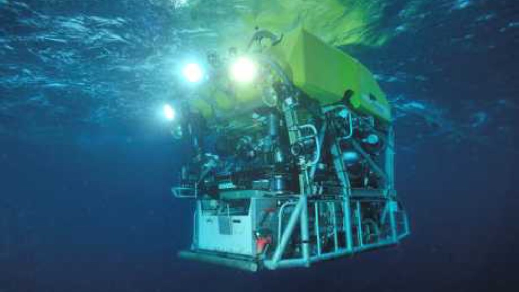 遥控潜水器（ROV）「维克多6000」（Victor 6000）。  路透社